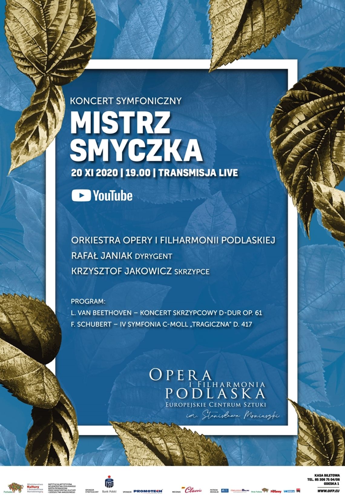 "Jesień z Chopinem" i koncert symfoniczny OiFP - online