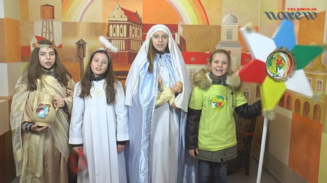 Kolędnicy Misyjni w redakcji Telewizji Narew