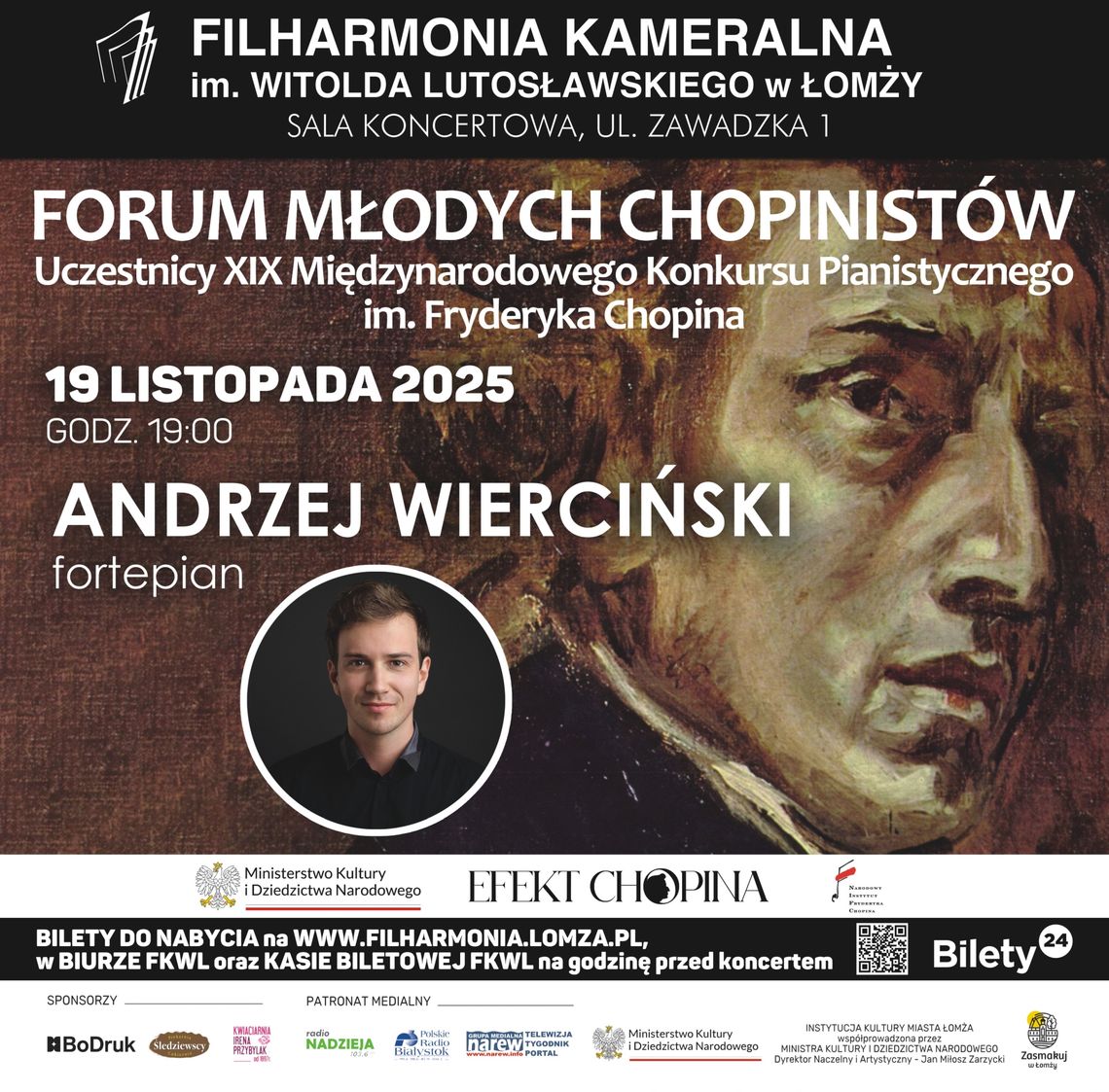 Kolejne Forum Młodych Chopinistów w łomżyńskiej Filharmonii Kameralnej Kolejne Forum Młodych Chopinistów w łomżyńskiej Filharmonii Kameralnej