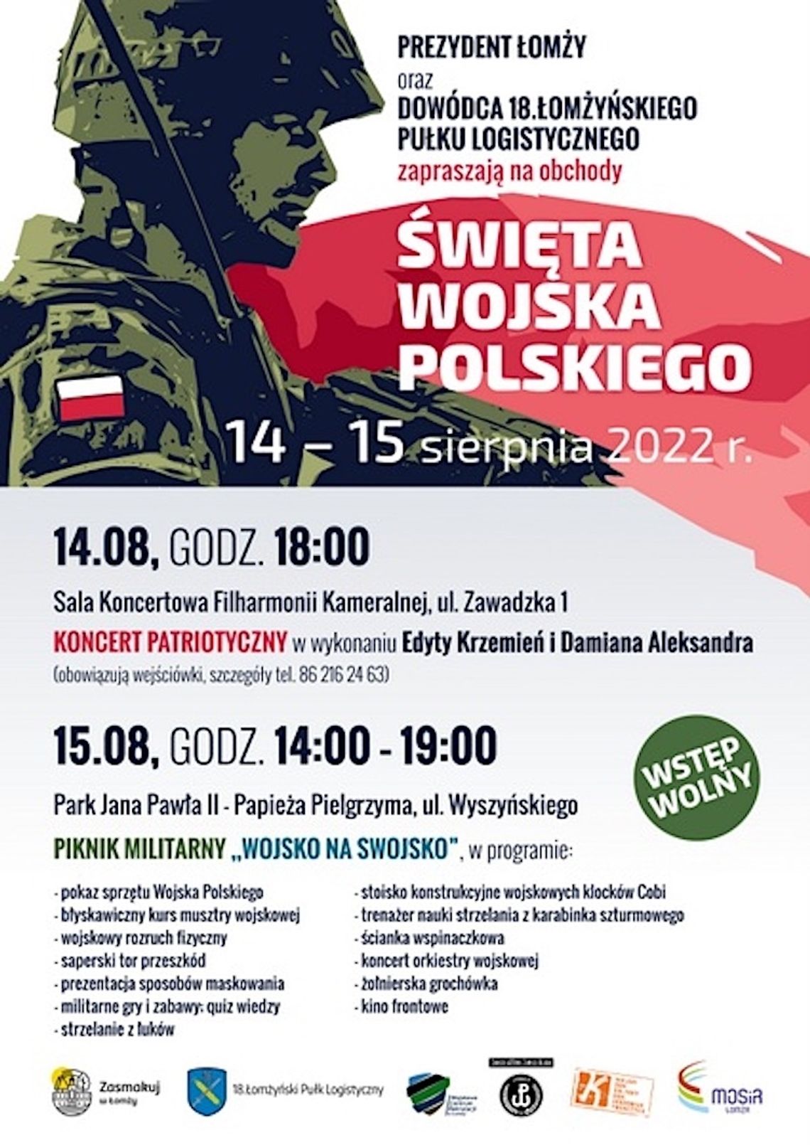 Koncert i piknik na Święto Wojska Polskiego