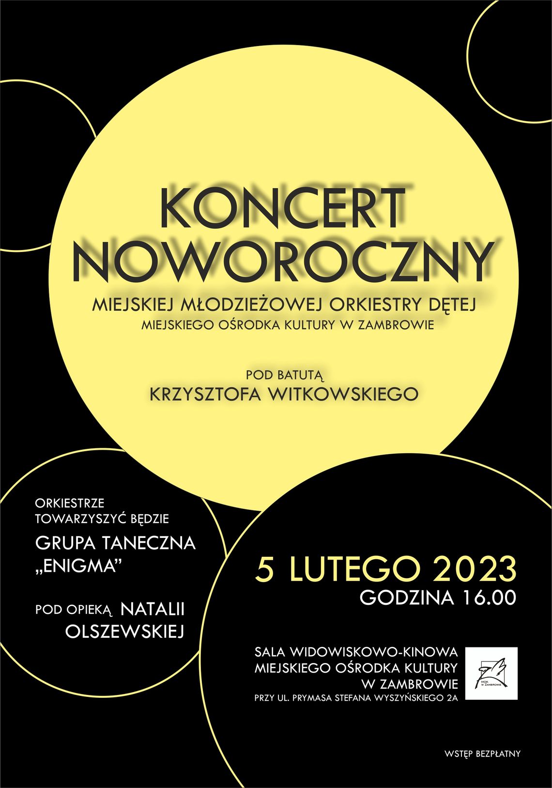 Koncert Noworoczny Orkiestry Dętej  w Zambrowie