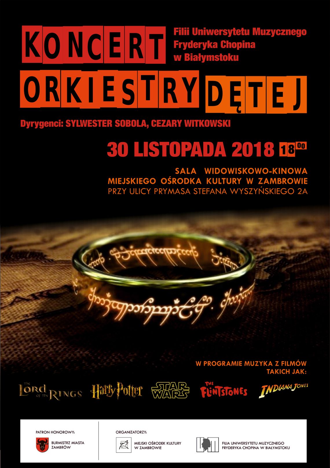 Koncert Orkiestry Dętej w Zambrowie 