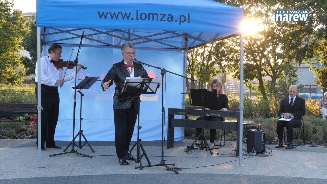 Koncert patriotyczny w parku Jana Pawła II w Łomży [VIDEO] 