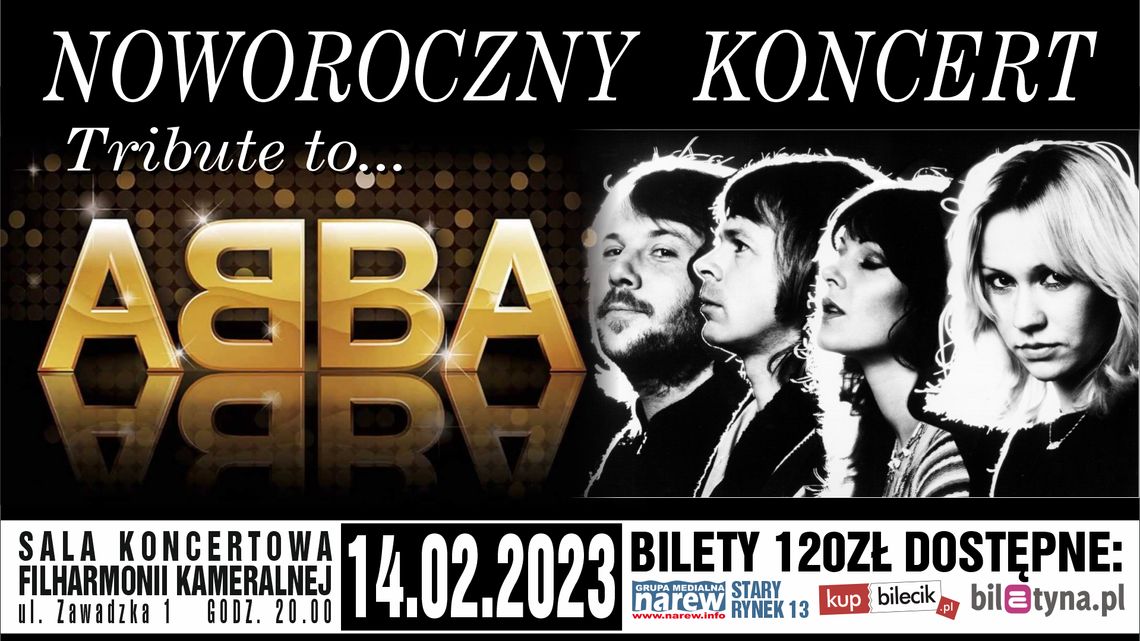 Koncert piosenek zespołu ABBA na Walentynki w Łomży. Ostatnie bilety
