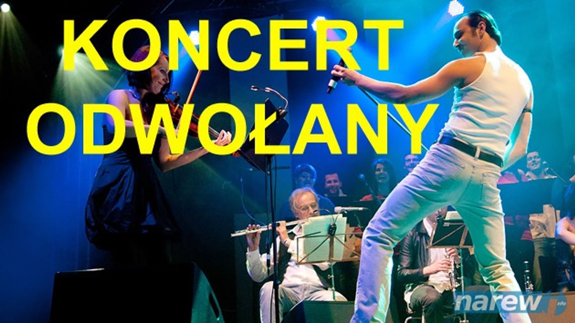 Koncert w Łomży odwołany