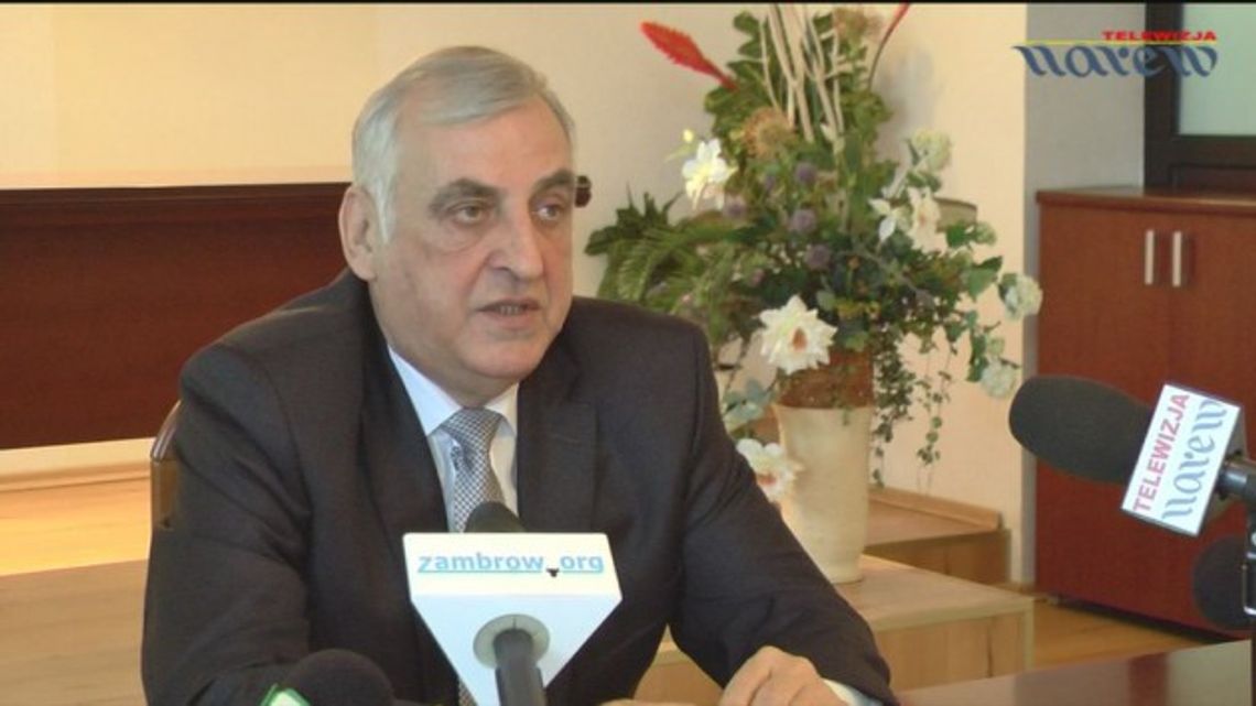 Konferencja prasowa burmistrza Zambrowa - VIDEO