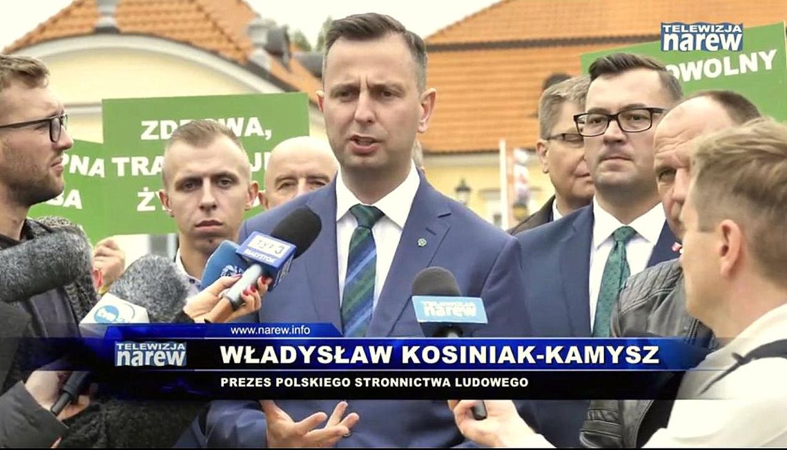 Kosiniak - Kamysz i Kukiz na konferencji w Białymstoku -[VIDEO]