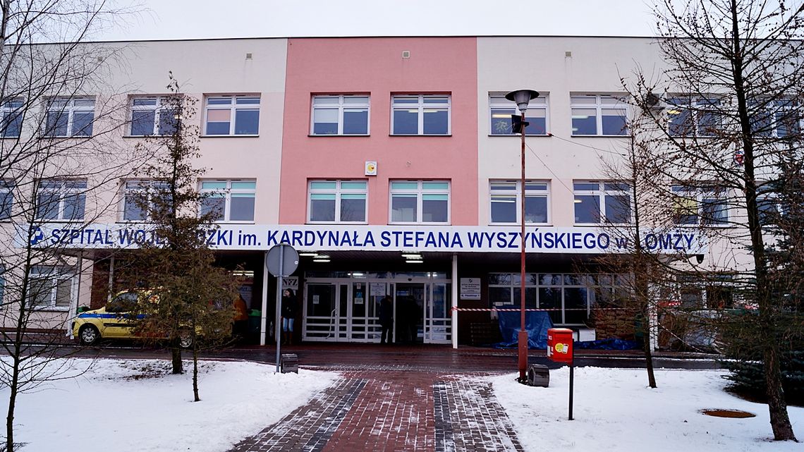 Kradzież z włamaniem w Szpitalu Wojewódzkim w Łomży