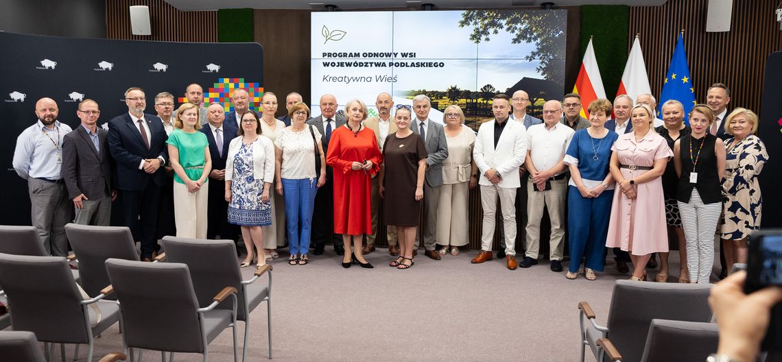 „Kreatywna wieś” wspiera rozwój podlaskich sołectw. Kolejne umowy podpisane – nowe świetlice, miejsca rekreacji i infrastruktura dla mieszkańców - [VIDEO]