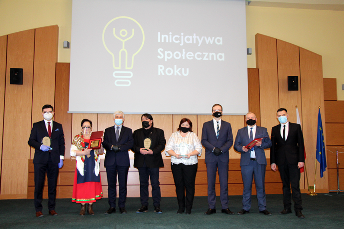 Laureaci konkursu Inicjatywa Społeczna Roku 2019. Wśród wyróżnionych Gminne Zrzeszenie Ludowe Zespoły Sportowe w Kolnie