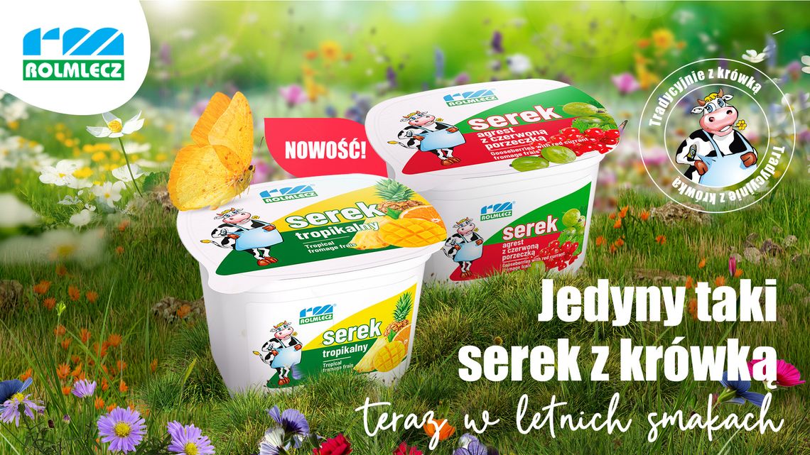 Letnie smaki kultowych serków Rolmlecz
