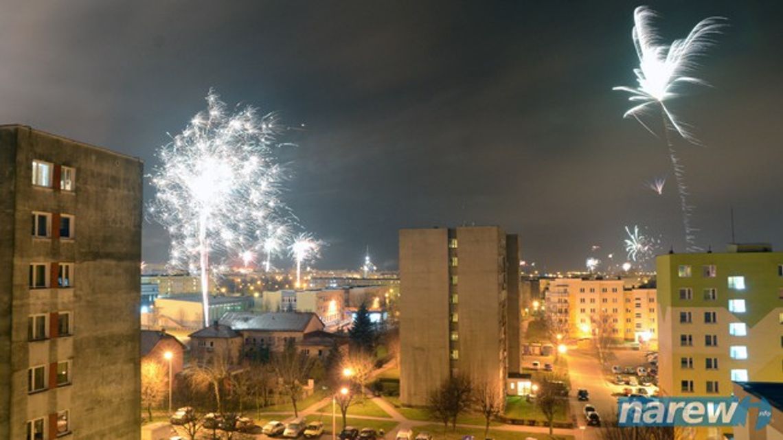 Łomża powitała Nowy Rok - VIDEO