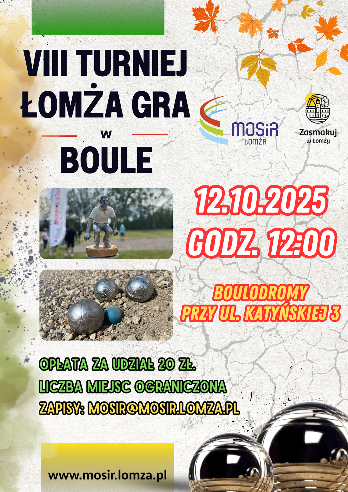 Łomża zaprasza na VIII Turniej Boule – sport i zabawa dla każdego!