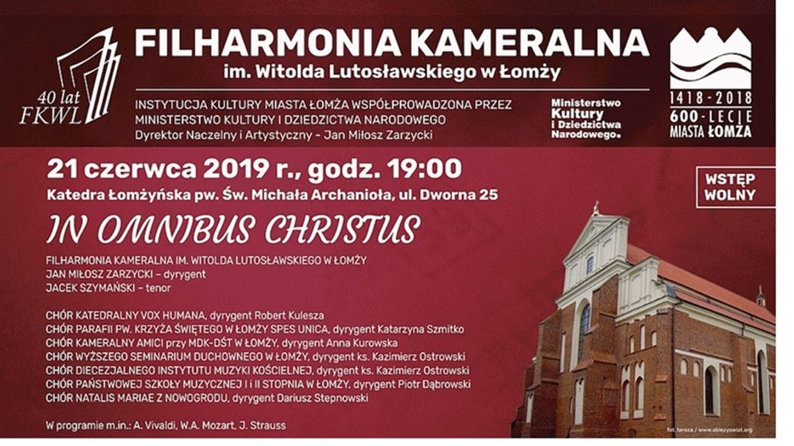 Łomżyńska Filharmonia – In omnibus Christus