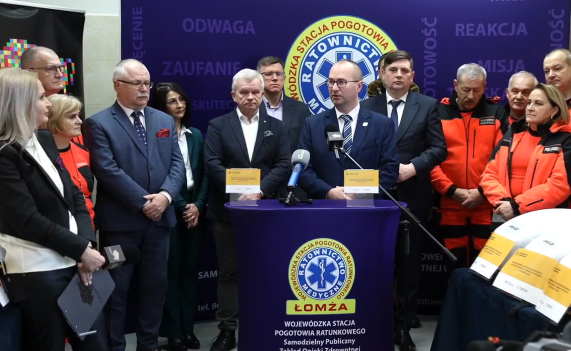 Łomżyńska stacja pogotowia wzbogaciła się o sprzęt za ponad 1,5 mln zł - [VIDEO]