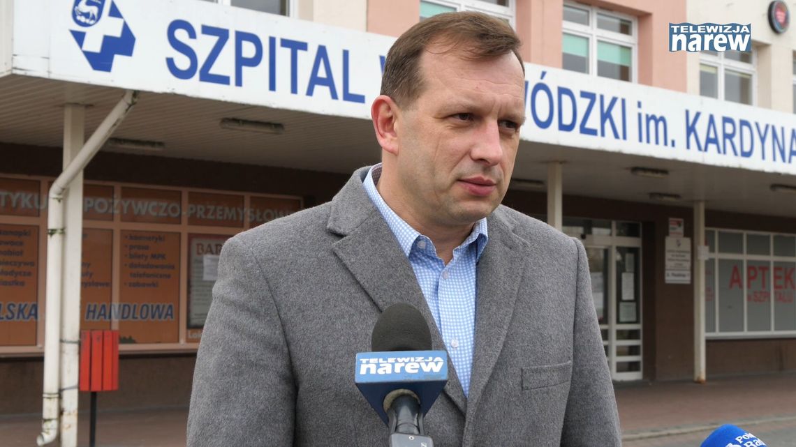 Łomżyński szpital. Zakażony pracownik i ośmiu pacjentów z koronawirusem