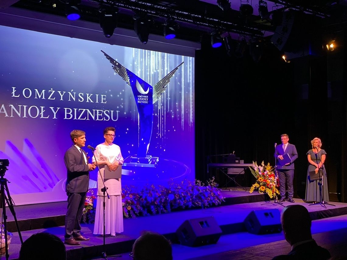 Łomżyńskie Anioły Biznesu 2021. Gospodarcza marka Ziemi Łomżyńskiej - [VIDEO] i [FOTO]