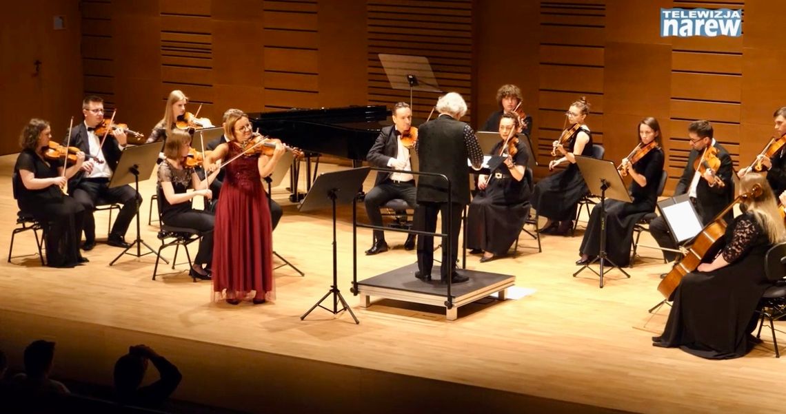 Maestro Jerzy Maksymiuk na zakończenie sezonu kulturalnego Filharmonii Kameralnej w Łomży - [VIDEO]