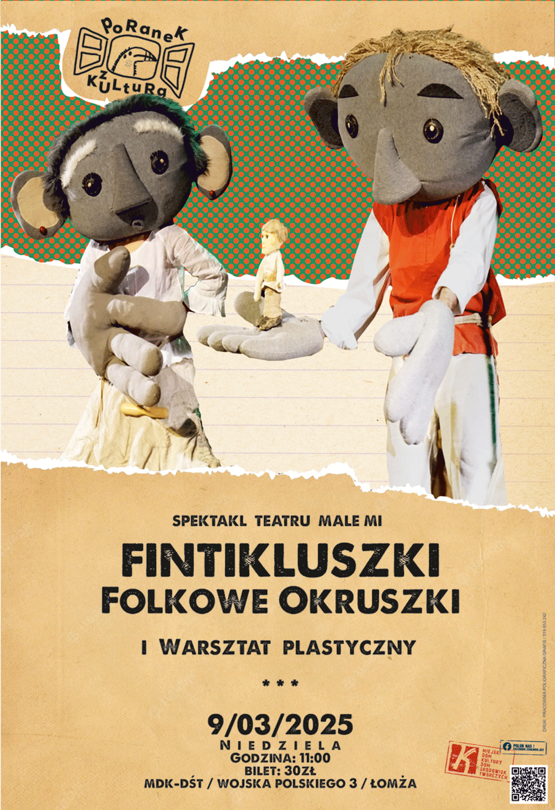 Marcowy Poranek z Kulturą dla dzieci i rodziców!