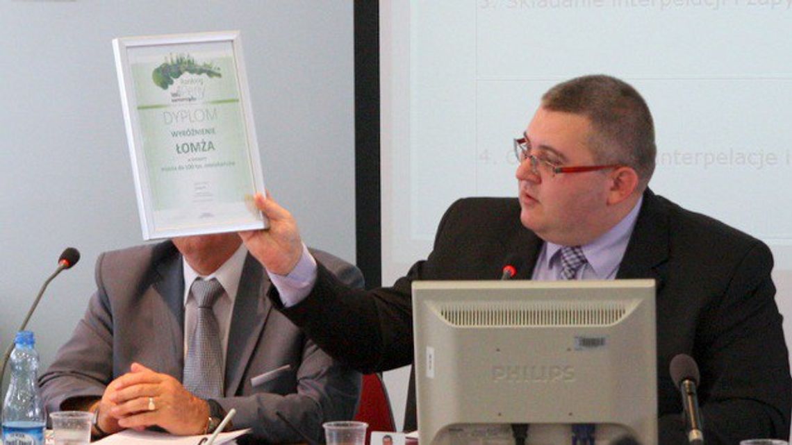 Miasto Łomża wśród Pereł Samorządu 2014 Miasto Łomża wśród Pereł Samorządu 2014