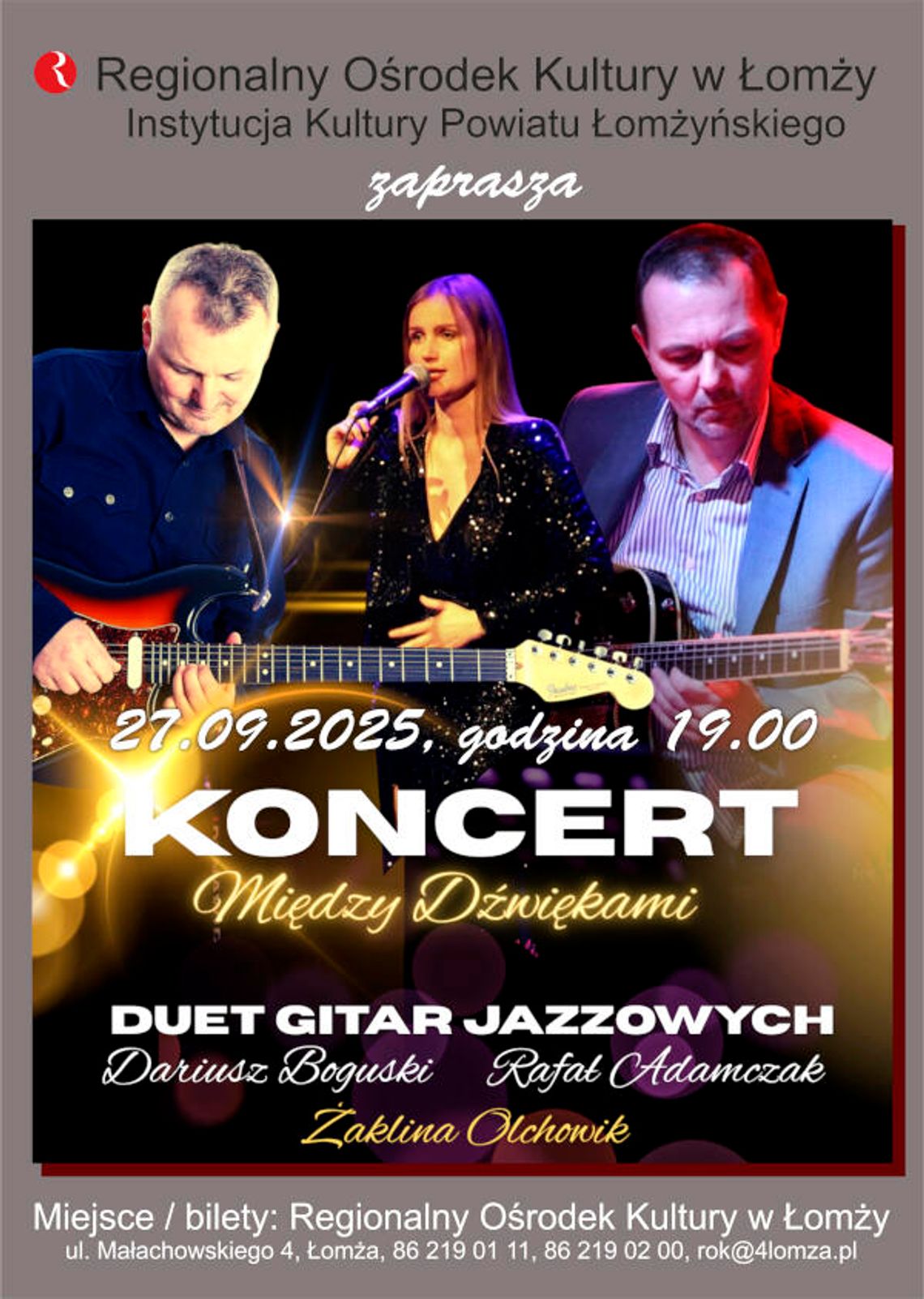 Między dźwiękami - zaproszenie na koncert