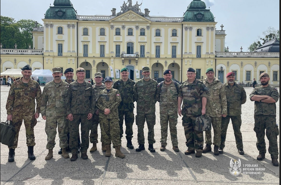 Międzynarodowe spotkanie podoficerów w 1 Podlaskiej Brygadzie Obrony Terytorialnej
