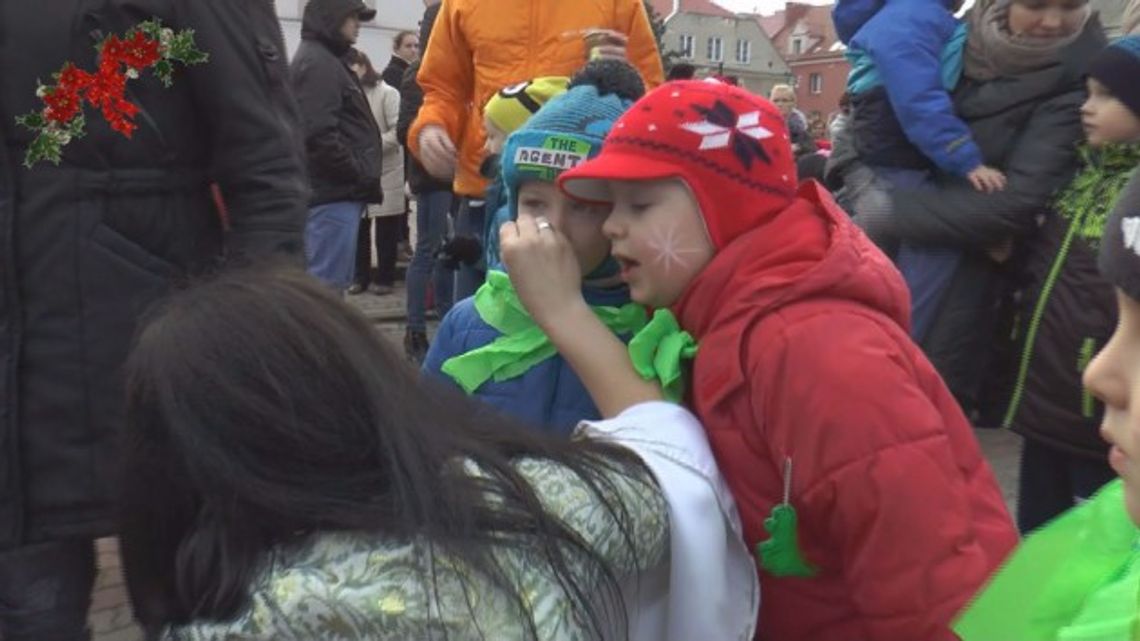 Mikołajki na Starym Rynku w Łomży - VIDEO