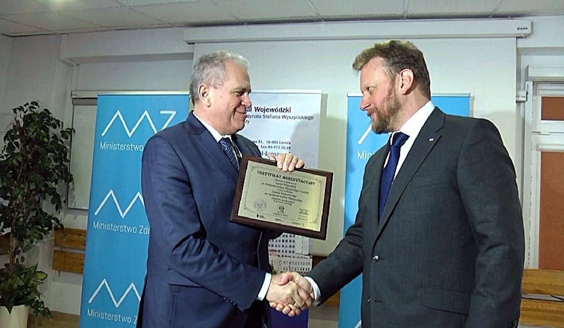 Minister zdrowia docenia łomżyński szpital [VIDEO]