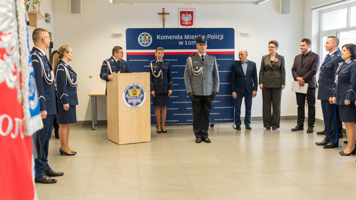 Mł. insp. Adam Antoni Chodziutko pełniącym obowiązki Komendanta KMP w Łomży [FOTO]