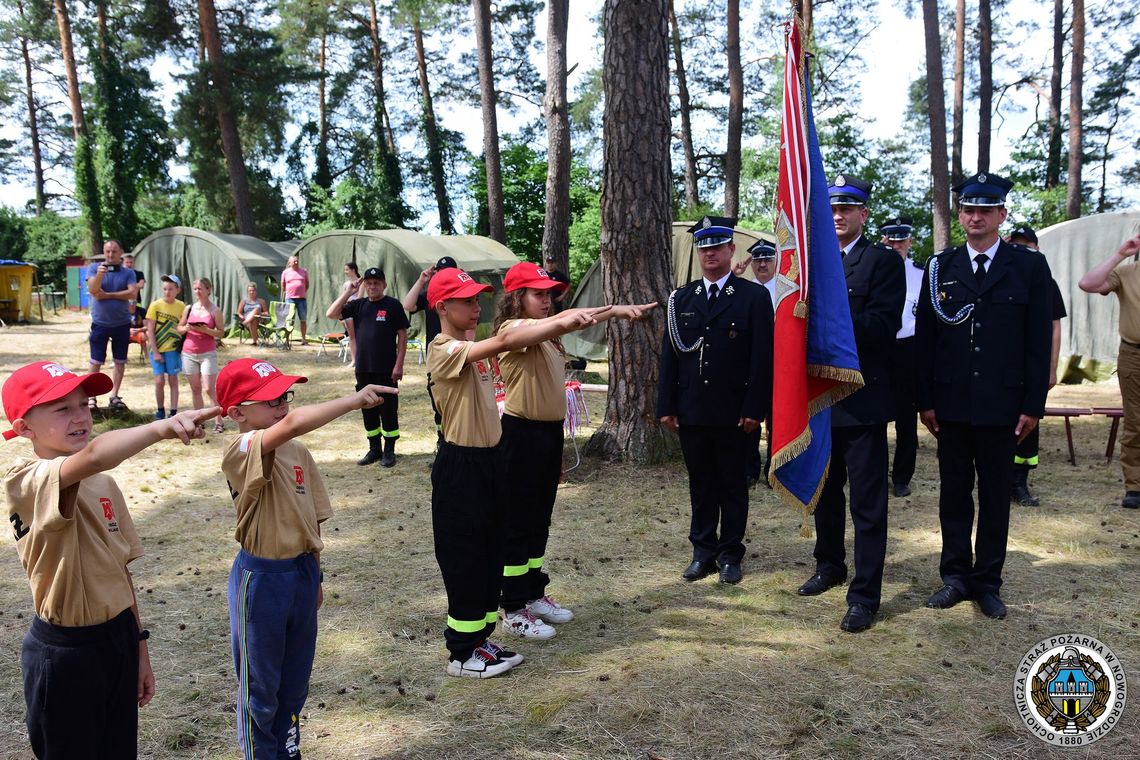 Młodzieżowe Drużyny Pożarnicze powiatu łomżyńskiego złożyły ślubowanie - [FOTO]