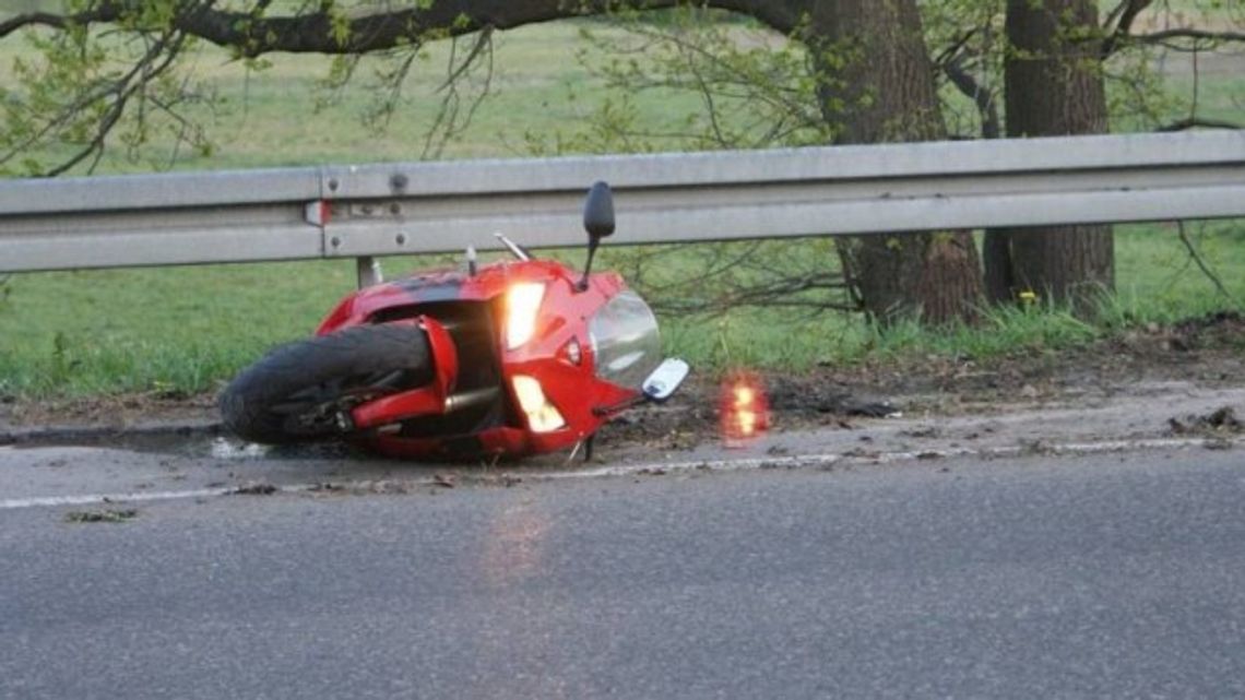 Motocyklista w szpitalu  