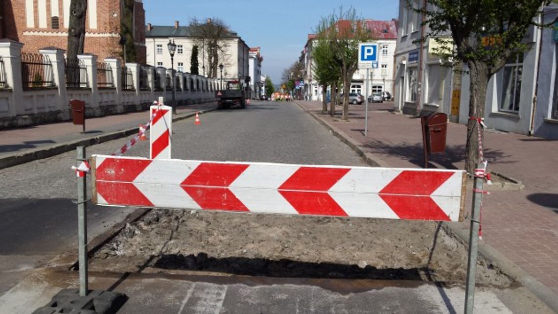 Na Dwornej drogowe wykopki Na Dwornej drogowe wykopki