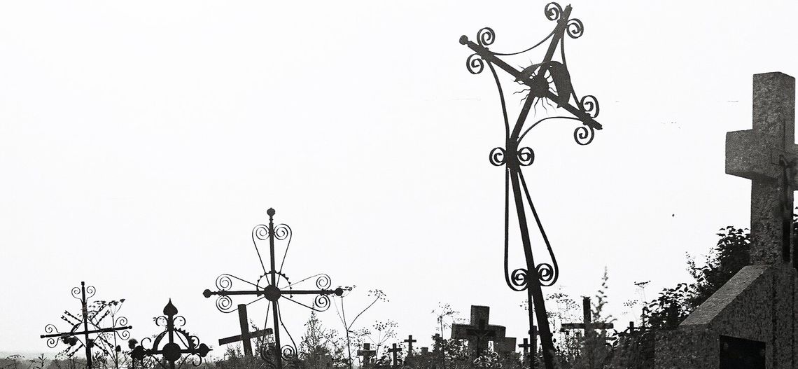 Nagrobny krzyż kowalski na Podlasiu