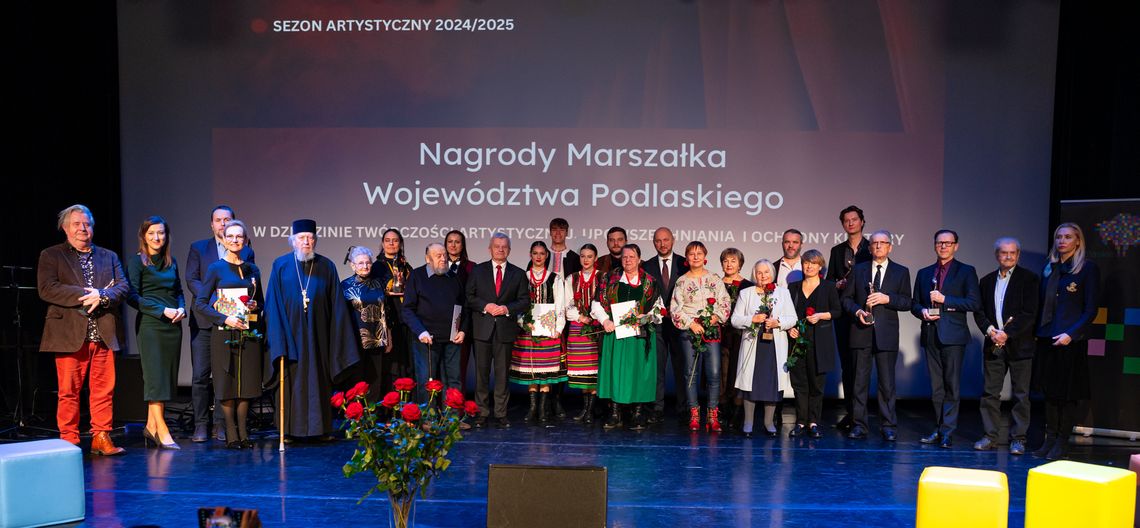 Nagrody Marszałka Województwa Podlaskiego 2024/2025 wręczone – Podlaskie docenia swoich twórców [VIDEO]