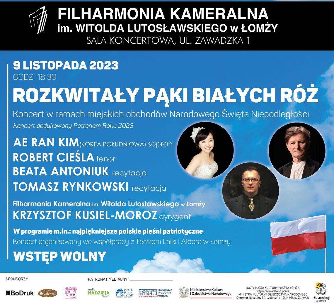 Narodowe Święto Niepodległości z Filharmonią Kameralną w Łomży