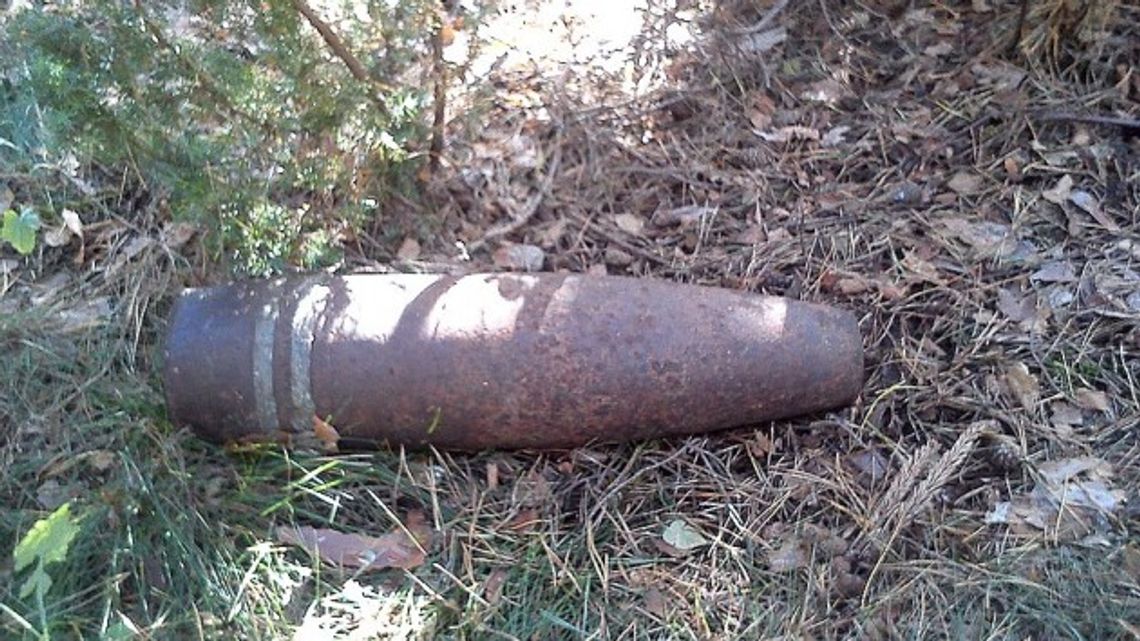 Niewybuch w gminie Kolno