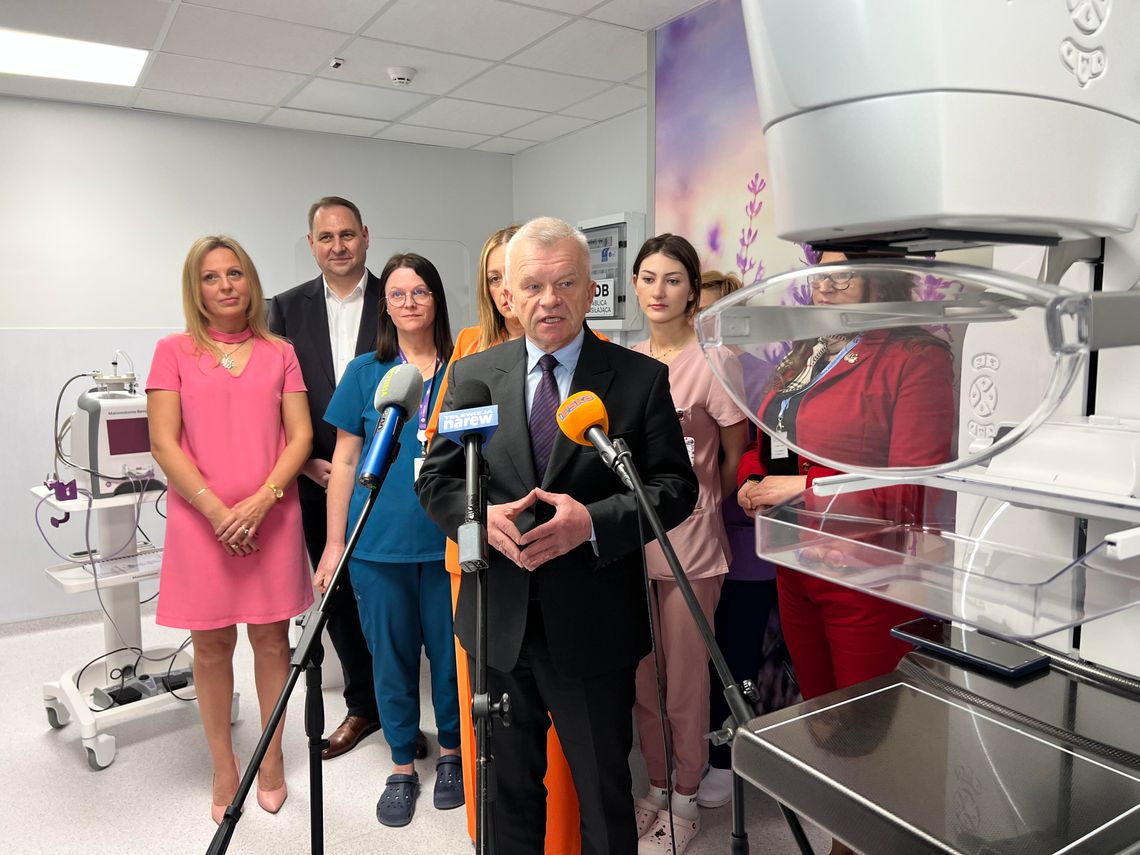 Nowa pracownia mammografii w łomżyńskim szpitalu. Sprzęt wspierany sztuczną inteligencją - [VIDEO]