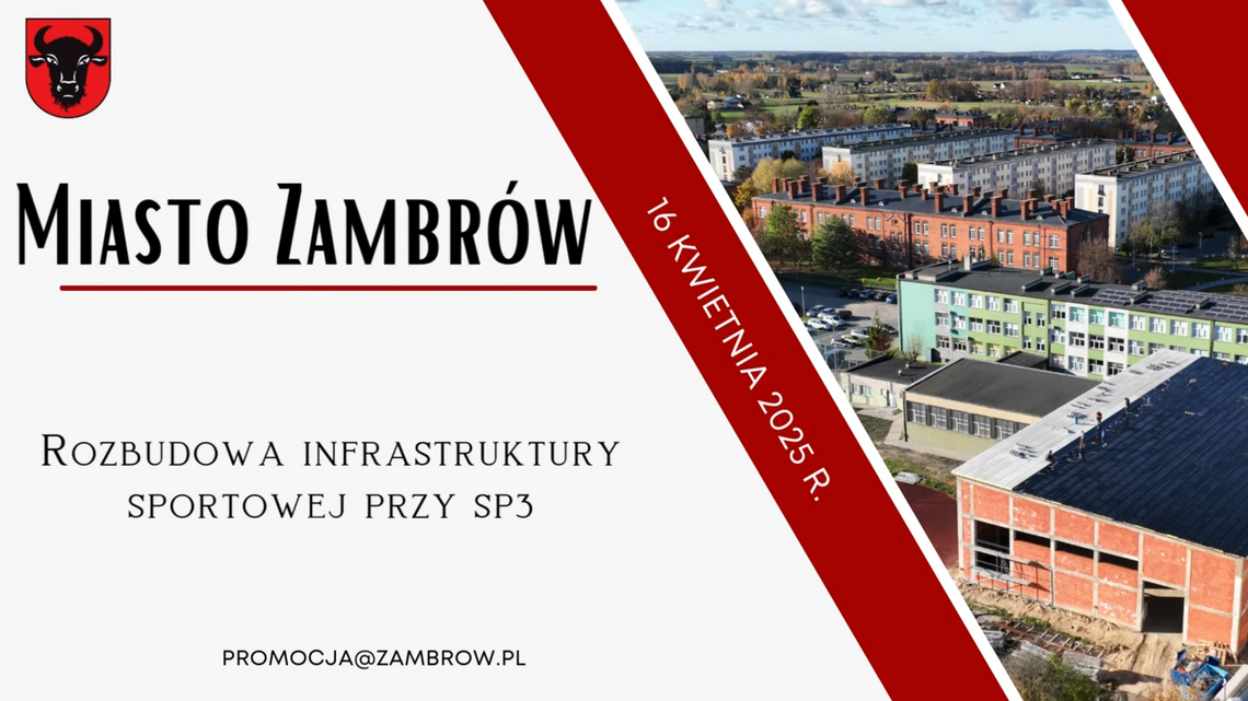 Nowa sala gimnastyczna przy SP3 w Zambrowie – inwestycja w przyszłość młodych sportowców Nowa sala gimnastyczna przy SP3 w Zambrowie – inwestycja w przyszłość młodych sportowców