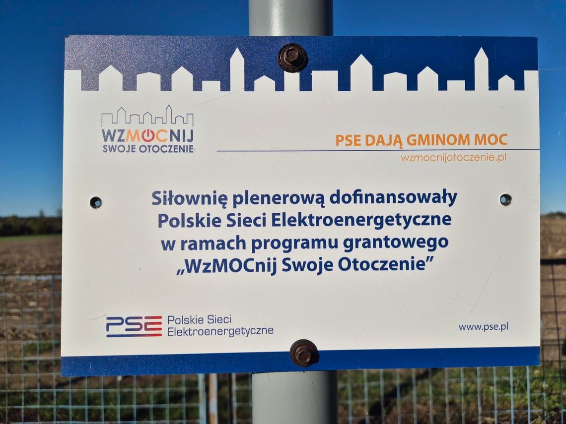 Nowa siłownia plenerowa przy Szkole Podstawowej w Nadborach już otwarta!