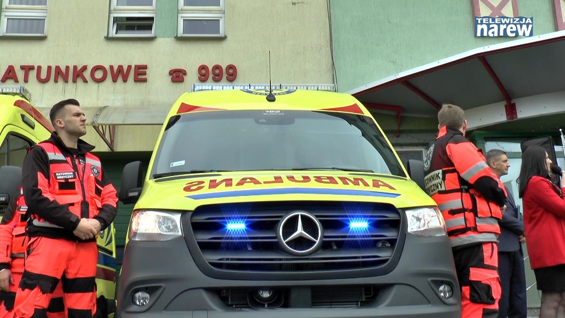 Nowe ambulanse dla Ostrołęckiego Meditransu [VIDEO] 