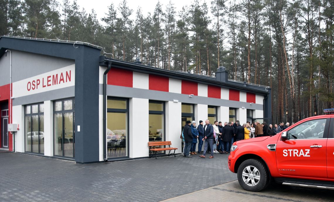 Ochotnicza Straż Pożarna z Lemana może już korzystać z nowoczesnej i rozbudowanej remizy - [VIDEO]