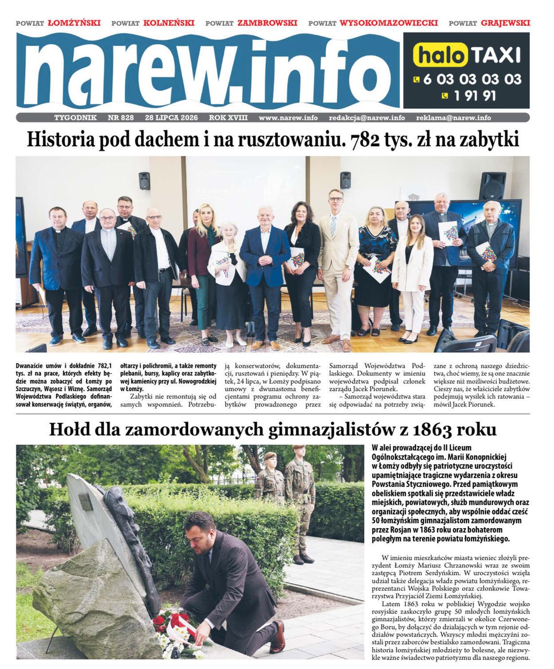 Od historii na rusztowaniach po szanty nad Narwią. Nowy „Tygodnik Narew” już online
