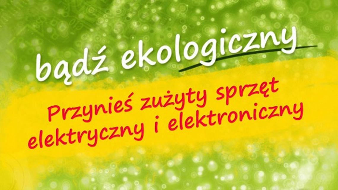 Oddaj elektrośmieci i pomóż szkole