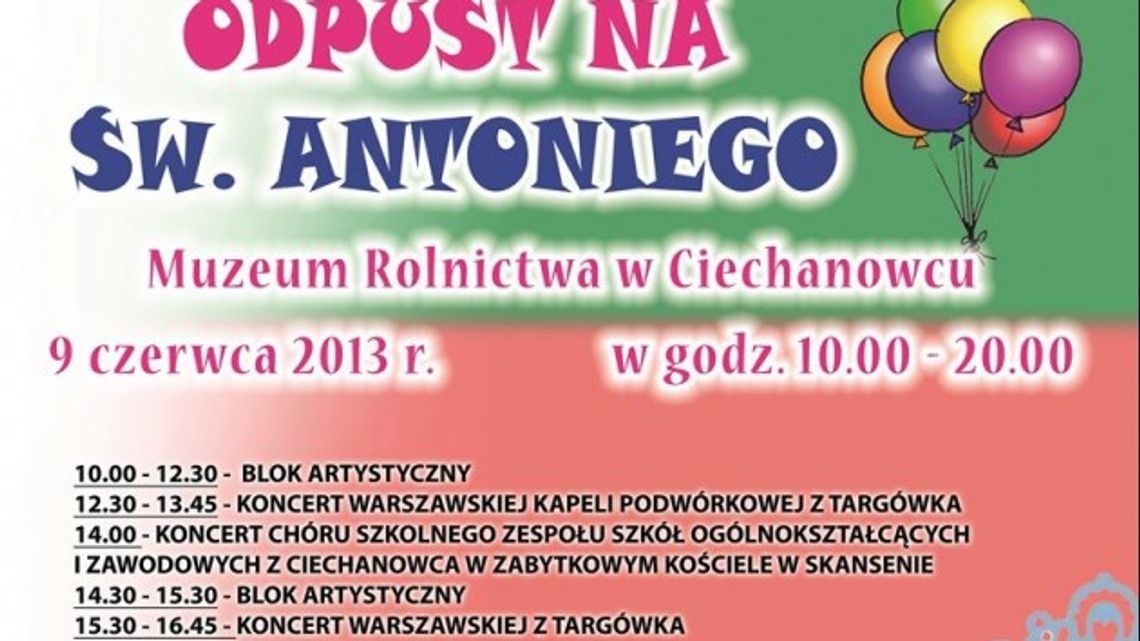 Odpust na św. Antoniego w Ciechanowcu