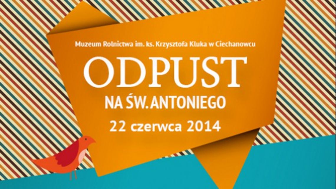 Odpust na Św. Antoniego w Ciechanowcu - zaproszenie