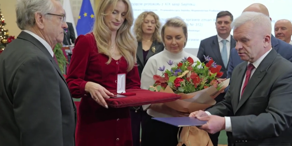 Odznaka Honorowa dla Jacka Chętnika. Symboliczne podsumowanie Roku Adama Chętnika [VIDEO]