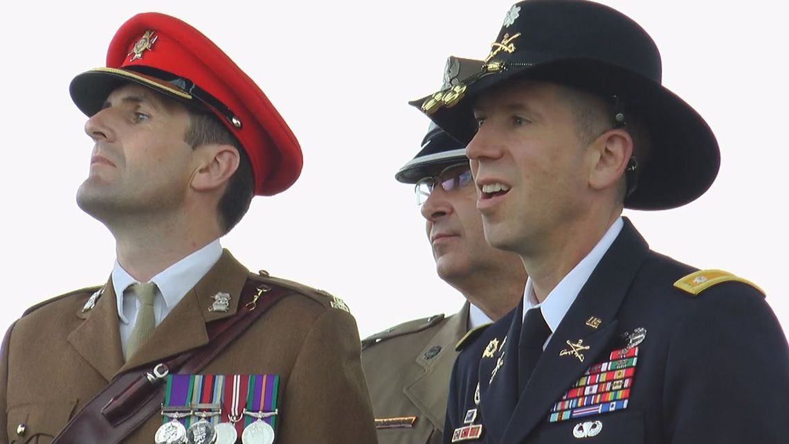 Oficerowie NATO podziwiali w Grabowie polskich ułanów [FOTO] 