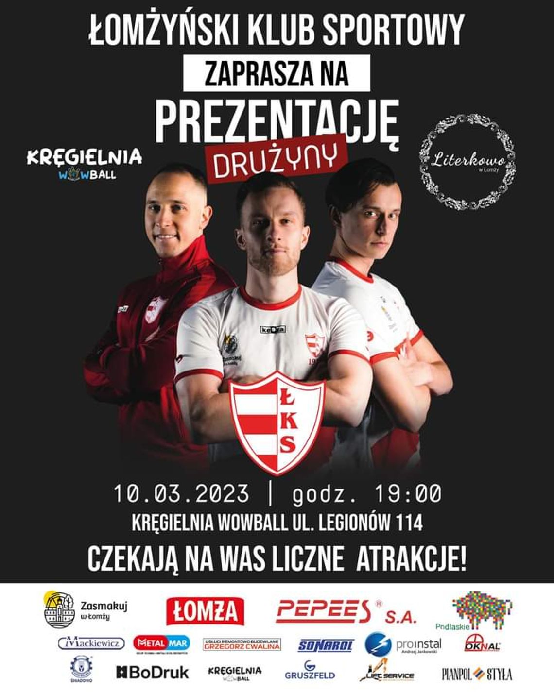 Oficjalna prezentacja drużyny Łomżyńskiego Klubu Sportowego