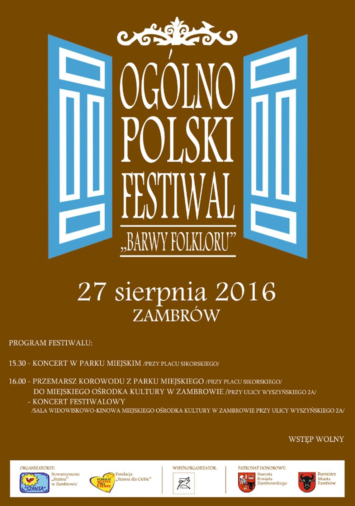 Ogólnopolski festiwal "Barwy folkloru" w Zambrowie