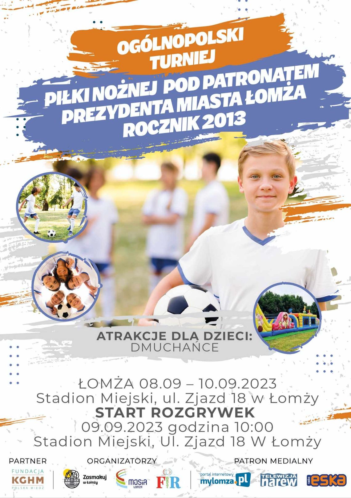 Ogólnopolski Turniej Piłki Nożnej rocznika 2013 na Stadionie MOSiR Łomża